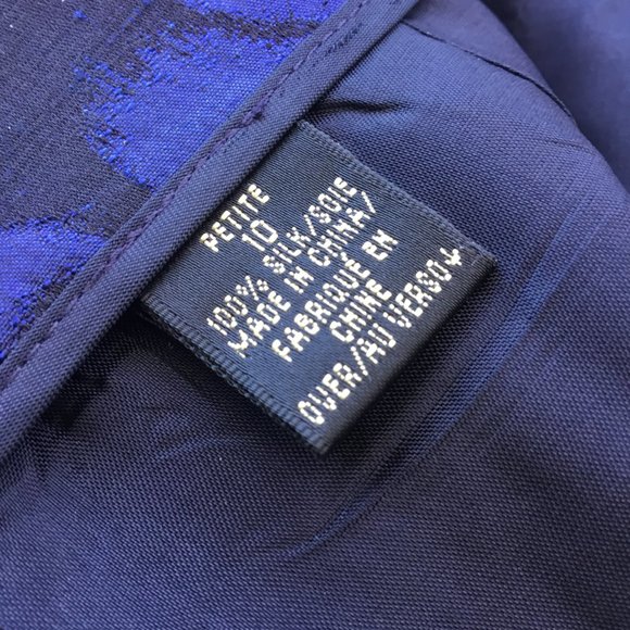 Dana Buchman 100% Silk Brocade Skirt 10P - Picture 3 of 9